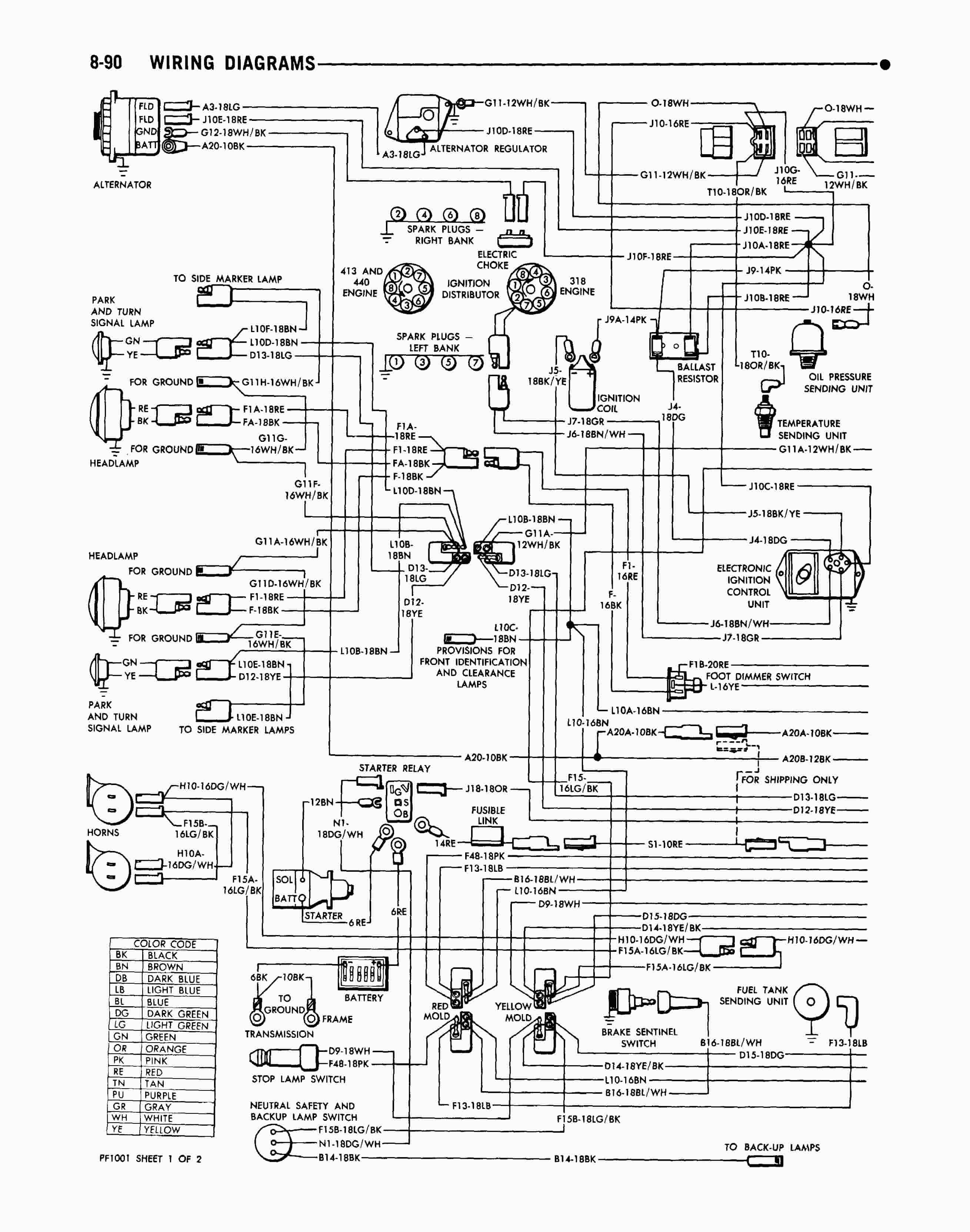 1985 dodge van wiring diagram